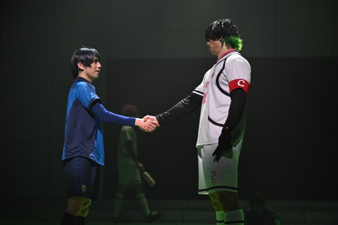 A scene from the final rehearsal of Blue Lock 4th STAGE